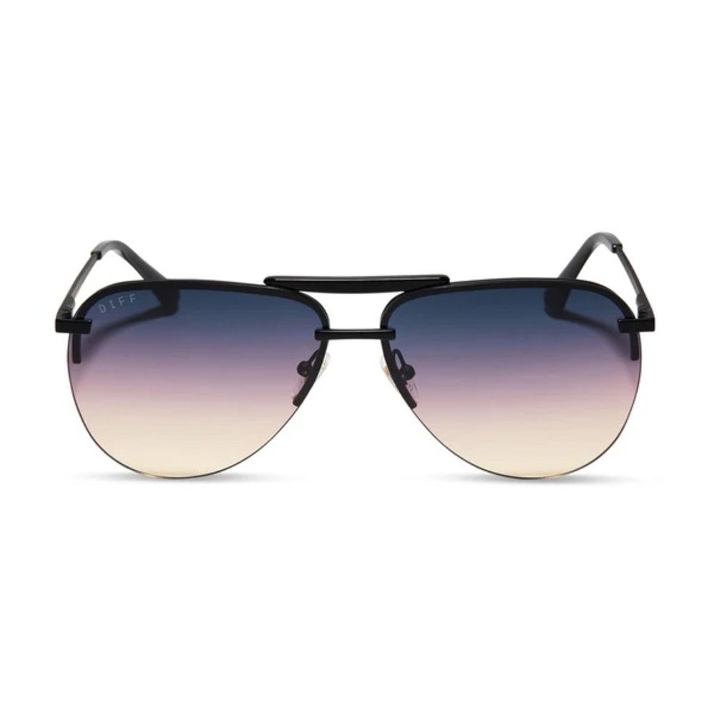 DIFF Tahoe black twilight gradient sunglasses
